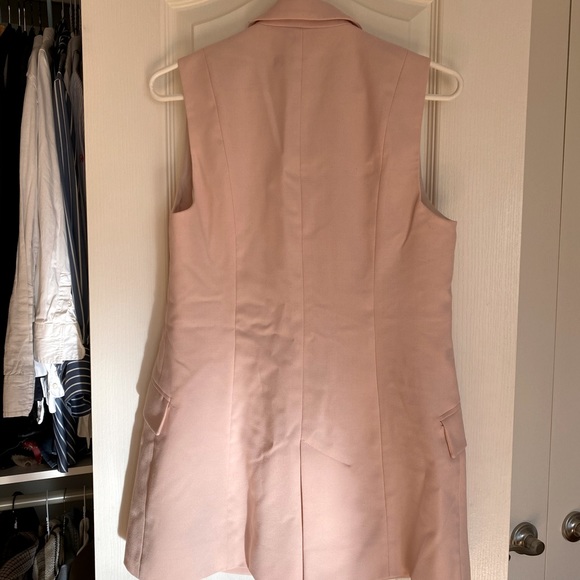 NWT Pink Zara Blazer Vest XS - Picture 2 of 2